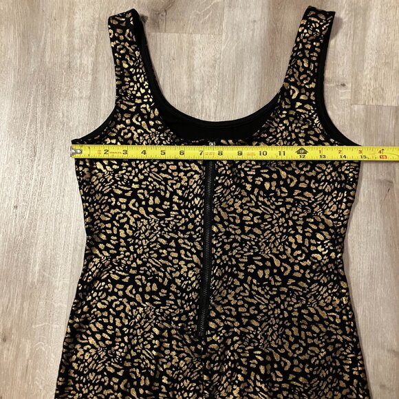 Forever 21 Cheetah Print Sleeveless Party Dress Women's Size Small - Picture 7 of 9
